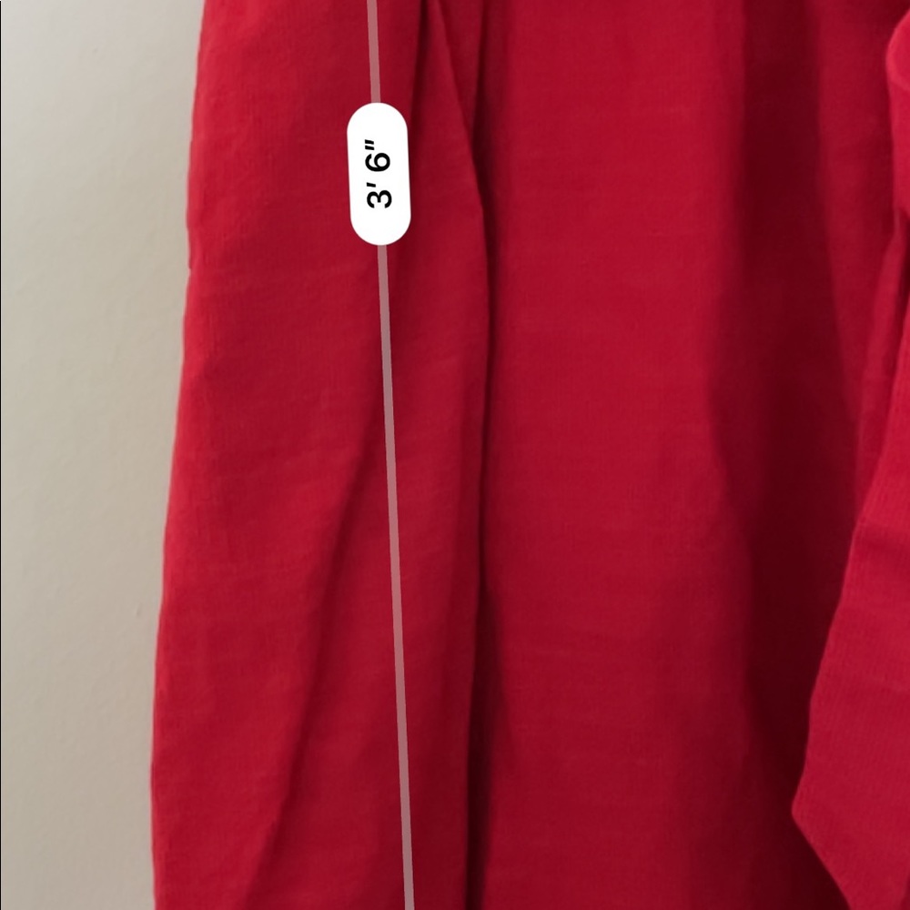 Universal thread red wrap midi dress - Picture 4 of 5